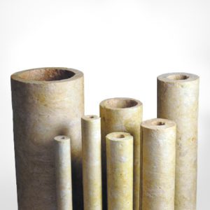 Tubos de lana mineral